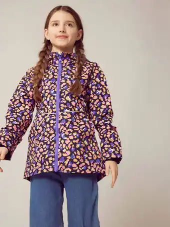 Wehkamp Name it kids  zomerjas nkfmaxi jacket leos van gerecycled polyester donkerblauw/multicolor aanbieding