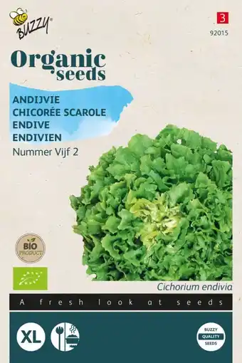 Welkoop Organic andijvie nr 5 - groentezaden - 2 gram aanbieding