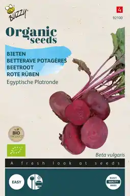 Welkoop Buzzy bieten egyptische platronde (bio) beta vulgaris - groentezaden - 1,5 gram aanbieding