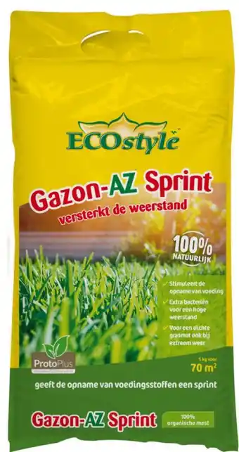 Welkoop Ecostyle gazon-az sprint - gazonmeststof - 5 kg aanbieding