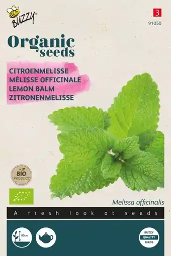 Welkoop Organic citroenmelisse - groentezaden - 25 gram aanbieding