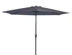 Welkoop Lesli living gemini - parasol - ø 3 meter - grijs aanbieding