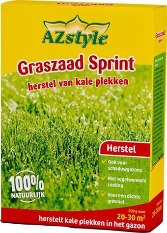 Welkoop Azstyle graszaad sprint - graszaad - 20-30 m² - 500 gram aanbieding