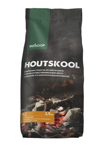 Welkoop Welkoop houtskool - bbq brandstoffen - 3,5 kg aanbieding