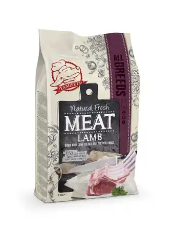 Welkoop Natural fresh meat adult - hondenvoer - lam - rijst - 2 kg aanbieding