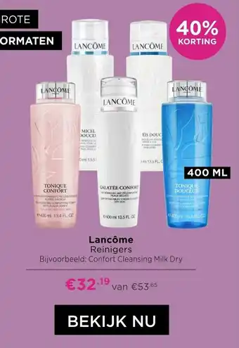 ICI Paris XL Lancome reinigers aanbieding