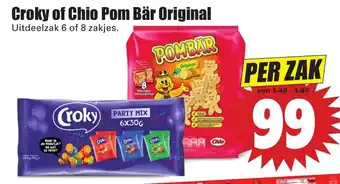 Dirk Croky of Chio Pom Bar original 2*270 gr aanbieding