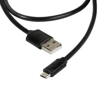 Conrad Vivanco usb-kabel usb 2.0 usb-a stekker, usb-micro-b stekker 2.00 m zwart 36292 aanbieding