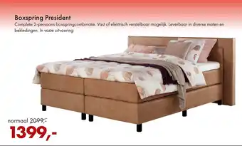 Woonsquare Boxspring President aanbieding