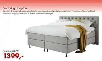 Woonsquare Boxspring Hampton aanbieding