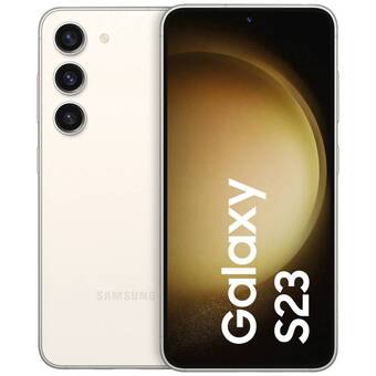 Conrad Samsung galaxy s23 5g smartphone 128 gb 15.5 cm (6.1 inch) cream android 13 dual-sim aanbieding