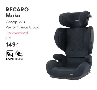 Baby & Tiener RECARO Mako aanbieding