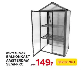 Praxis Tuincentrum Central Park Balkonkast Amsterdam Semi-pro aanbieding