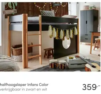 Baby & Tiener halfhoogslaper Infans Color aanbieding