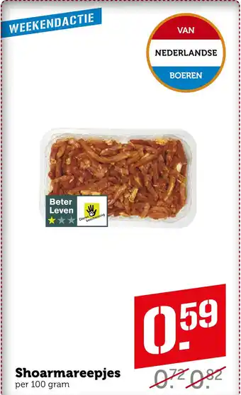 Coop Shoarmareepies aanbieding