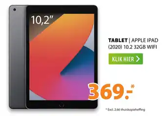 Expert Tablet | Apple Ipad (2020) 10.2 32Gb Wifi aanbieding