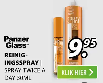 Expert Panzer Glass Reinigingsspray | Spray Twice A Day 30Ml aanbieding