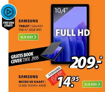 Expert Samsung Tablet Galaxy Tab A7 32Gb Wifi aanbieding