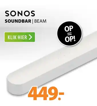 Expert Sonos Soundbar | Beam aanbieding