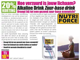 Gezond & Wel Alkaline Drink Zuur-base drink aanbieding