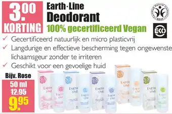 Gezond & Wel Earth-Line Deodorant aanbieding