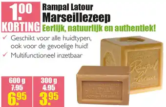 Gezond & Wel Rampal Latour Marseillezeep aanbieding