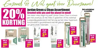 Gezond & Wel Jordan Green & Clean Assortiment aanbieding