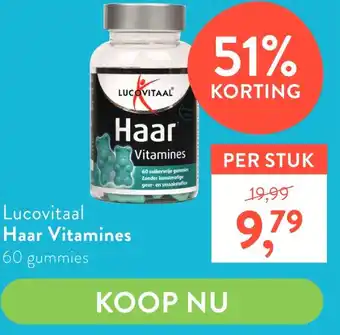 Holland & Barrett Lucovitaal Haar Vitamines 60 gummies aanbieding