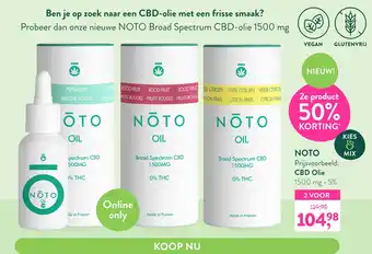 Holland & Barrett NOTO CBD Olie 1500 mg · 5% aanbieding