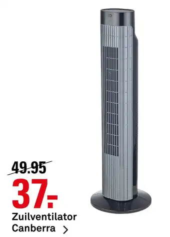 Karwei Zuilventilator Canberra aanbieding