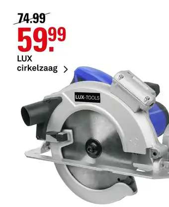 Karwei LUX cirkelzaag aanbieding