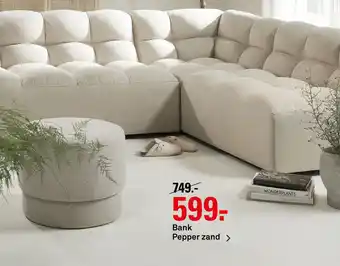 Karwei Bank Pepper zand aanbieding