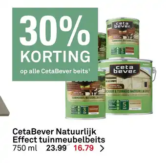 Karwei CetaBever Natuurlijk Effect tuinmeubelbeits aanbieding