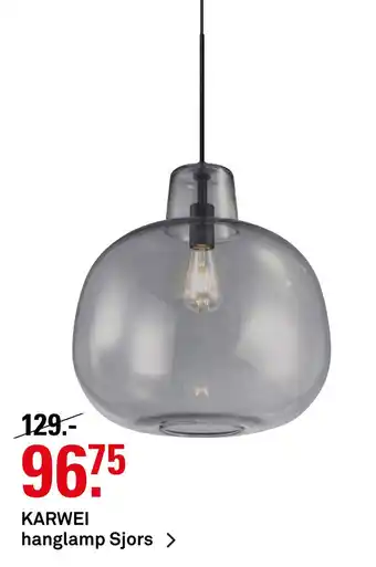 Karwei KARWEI hanglamp Sjors Sio aanbieding