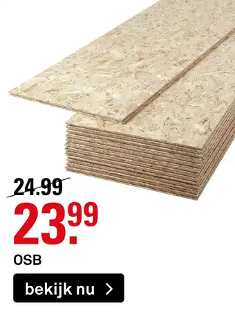 Karwei OSB aanbieding