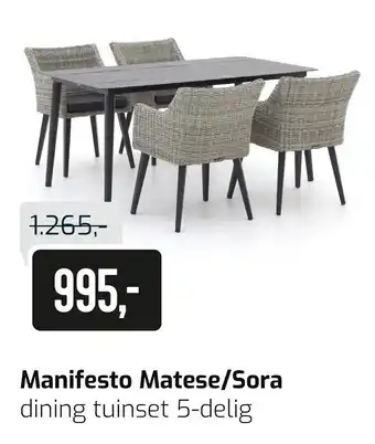 Kees Smit Manifesto Matese/Sora aanbieding