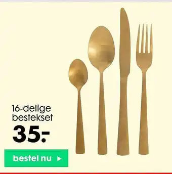 HEMA 16-delige bestekset aanbieding