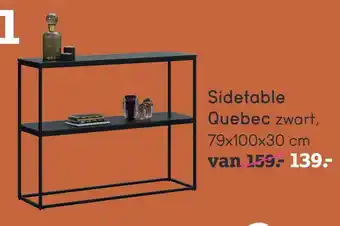 Leen Bakker Sidetable Quebec aanbieding