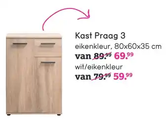 Leen Bakker Kast Praag 3 aanbieding