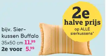 Leen Bakker Sierkussen Buffalo aanbieding