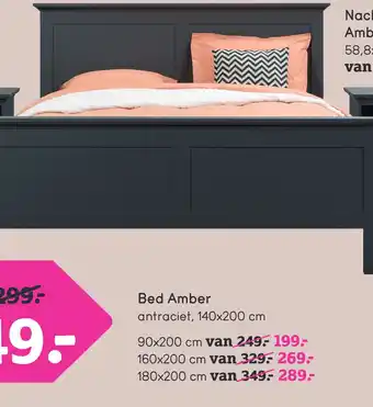 Leen Bakker Bed Amber aanbieding