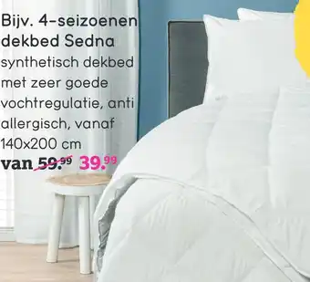 Leen Bakker 4-seizoenen dekbed Sedna aanbieding