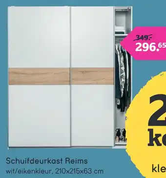 Leen Bakker Schuifdeurkast Reims aanbieding