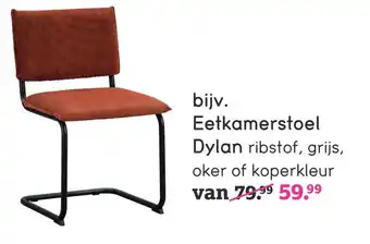 Leen Bakker Eetkamerstoel Dylan aanbieding