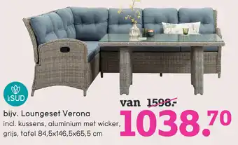 Leen Bakker Loungeset Verona aanbieding