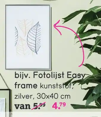 Leen Bakker Fotolijst Easy Frame aanbieding