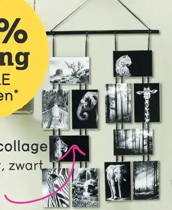 Leen Bakker Hangende foto collage gent aanbieding