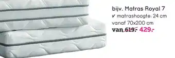 Leen Bakker Matras Royal 7 aanbieding