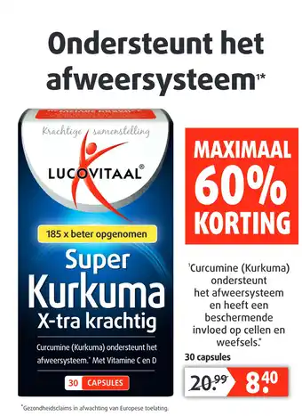 Lucovitaal Super Kurkuma X-tra krachtig aanbieding