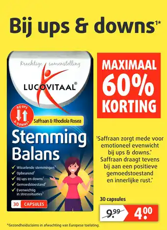 Lucovitaal Stemming Balans aanbieding